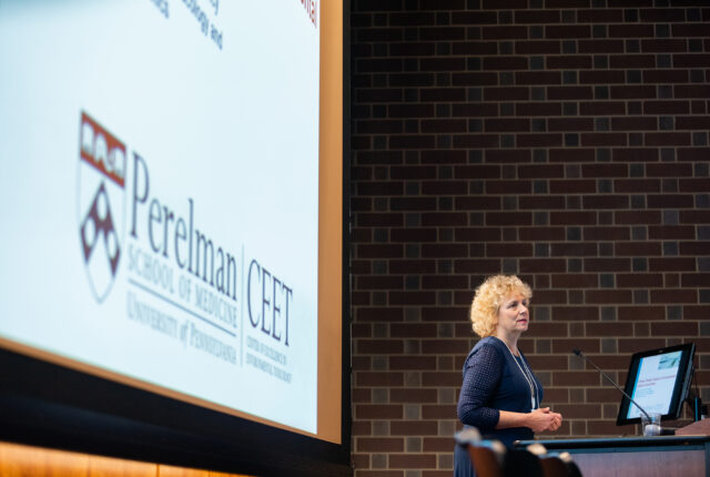 Dr. Marilyn Howarth speaking at the 18th Annual CEET Symposium