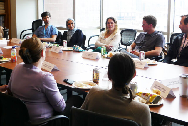 Early-Stage Investigators participate in a luncheon to discuss career development opportunities