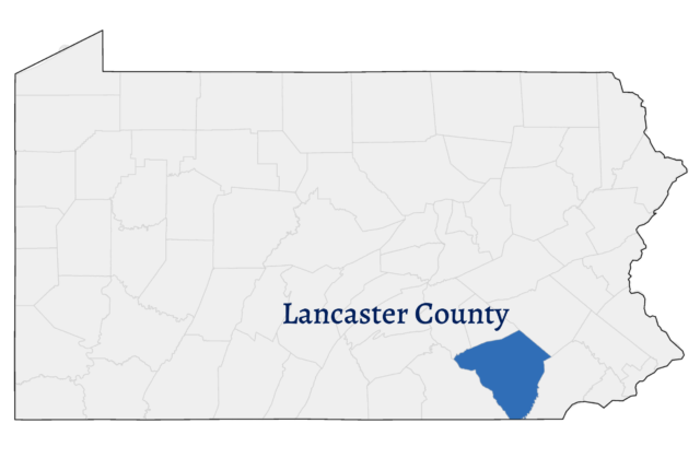 Outline of Lancaster County PA