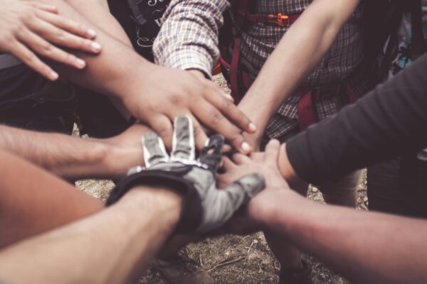 Group of hands